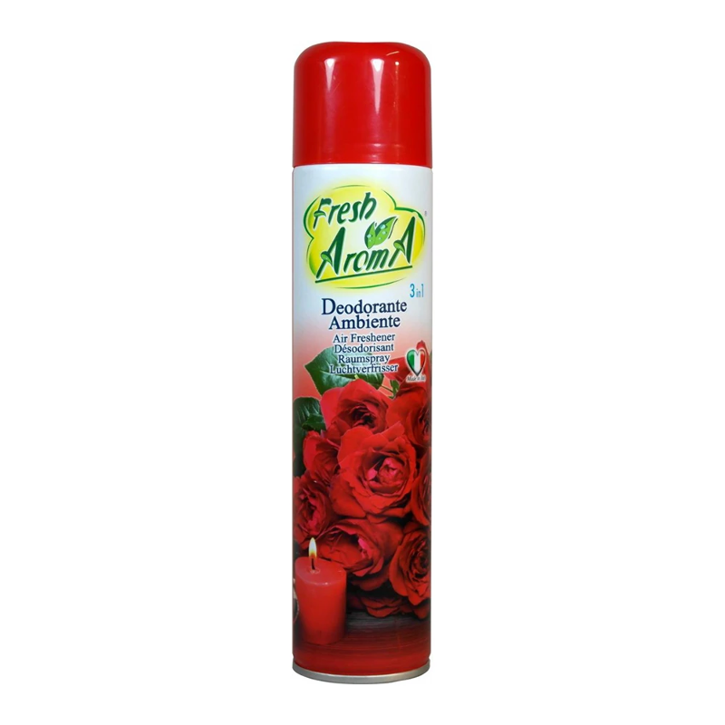 BM DEODORANTE PER AMBIENTE FRESH AROMA SPRAY 3IN1 ROSE ROSSE 300