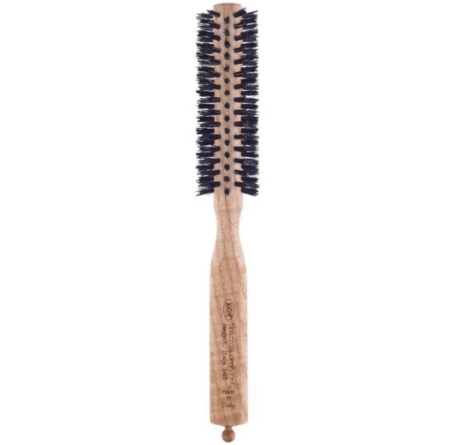 3ve Maestri Elvares Spazzola Tonda Cinghiale Rinforzato Modello Triangolo Wildboar Diametro 30 Mm. - 1 Pezzo 0